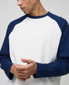 Camisetas de Manga Larga para Hombre 2026, Cuello Redondo, Estilo Casual, Bloques de Color, Algodón y Spandex, Jersey Sublimado Personalizado - Product Image 3