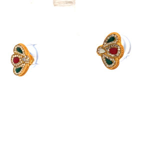 Collar de Oro Antiguo de 22K con Sello BIS - Joyería India Tradicional Hecha a Mano en AU916 - Product Image 5