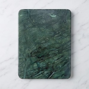 Tabla de Cortar Rectangular de Estilo Contemporáneo con Patrón de Mármol Verde para Cocina - Product Image 1