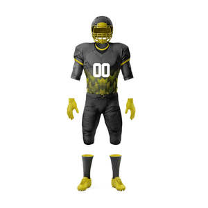 Ensemble complet d'uniformes de football américain personnalisés professionnels, maillot et pantalon sublimés, vêtements de sport respirants pour adultes - Product Image 4