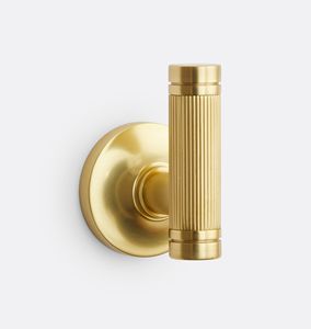 Porte-serviettes tendance en laiton plaqué, également utilisé près du lavabo de salle de bain, taille personnalisée, finition dorée avec métal - Product Image 1