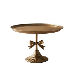 Soporte para Pastel de Metal con Diseño de Hojas y Acabado Antiguo de Alta Calidad, Ideal para Exhibir Cupcakes, Pasteles y Galletas - Product Image 4