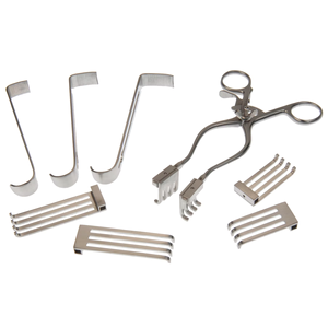 Retractor Carotídeo Henley 6 1/2 con 3 Hojas Centrales, Instrumentos Quirúrgicos, Juego Completo de Acero Inoxidable, Retractor Manual Autoretráctil DIVIED - Product Image 2