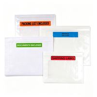Enveloppe personnalisée pour liste de colisage, autocollante, étanche, pochette transparente pour documents, pour factures d'expédition et étiquettes de colis