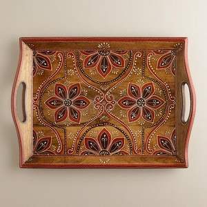 Plateau de service alimentaire unique en bois, plateau de présentation, vaisselle d'hôtel, plateau de restauration, parfait pour servir des collations, des desserts ou autres aliments - Product Image 4