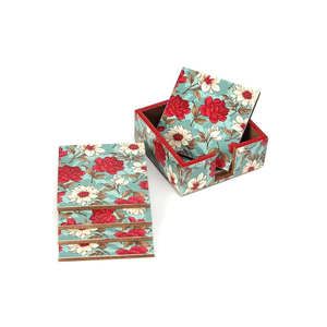 Posavasos de restaurante pintados a mano con colores personalizados por blossom craft india - Product Image 6