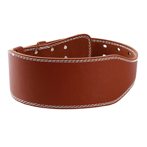 Cinturón de Cuero para Levantamiento de Pesas, para Powerlifting, Sentadillas y Peso Muerto, con Cuero Genuino y Hebilla Ajustable - Product Image 2