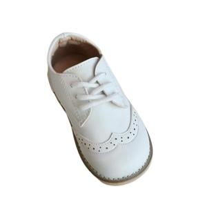 Chaussures pour filles, nouvelle collection, unisexes, bout rond, cuir véritable, lacets, fabrication en gros - Product Image 6