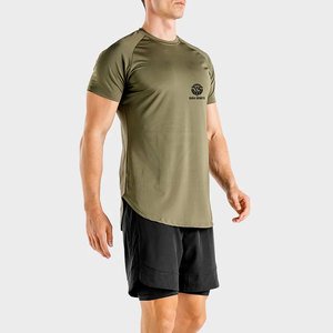 T-shirts de sport pour hommes respirants, sur mesure, en stock, fabriqués dans les meilleurs matériaux, 100% coton, coupe ample, imprimés. - Product Image 2