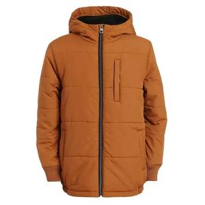 Veste parka longue en cuir écologique personnalisée pour homme, avec col montant et fermeture éclair, respirante, vente en gros - Product Image 1