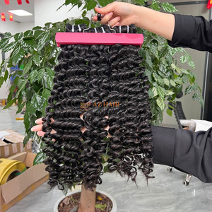 Paquetes de Cabello Humano Ondulado Profundo al por Mayor, Cabello Virgen Vietnamita con Cutícula Alineada, Paquetes de Cabello Crudo de 8 a 32 Pulgadas, Doble Trama a Máquina - Product Image 3