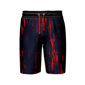 Shorts pour hommes de style vintage tendance, sublimation, respirants, écologiques, séchage rapide, taille mi-haute élastique, personnalisés en polyester et coton - Product Image 5