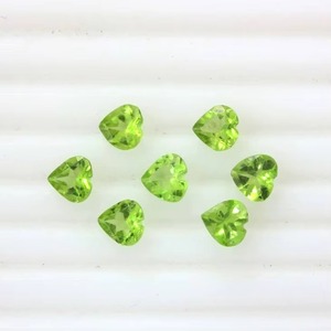 Peridoto Verde Natural, Corte Corazón, Piedra Preciosa Suelta, Precio al por Mayor, Peridoto Calibrado de 6MM para Fabricación de Joyería - Product Image 4