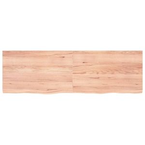 Estante de Pared de Madera de Roble Macizo Marrón Claro, 63 x 19.7 Pulgadas, Unidad de Exhibición Plegable - Product Image 3