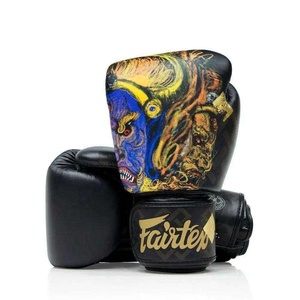 Gants de boxe Fairtex sur mesure, respirants, en cuir de vache véritable, pour Muay Thai, entraînement sportif, équipement de combat sur mesure, vente en gros - Product Image 5