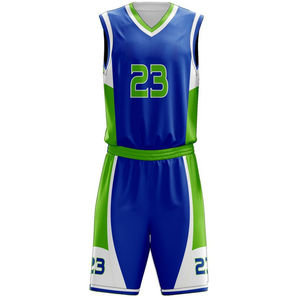 Uniforme de basketball personnalisé sublimé, design grande taille, uniforme à transfert thermique, service OEM ODM, vêtements de basketball - Product Image 5