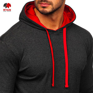 Sudadera con Capucha para Hombre Ryan Pro Gear con Logotipo Personalizado en la Parte Delantera, 100% Algodón Felpa, Corte Regular, Invierno, Suministro ODM OEM - Product Image 5