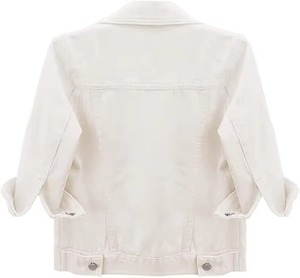 Bright Yellow Women <b>Denim</b> Jacket Casual Outwear Crop <b>Coat</b> High Quality Polyester Breathable Autumn OEM Supplier - Product Image 3