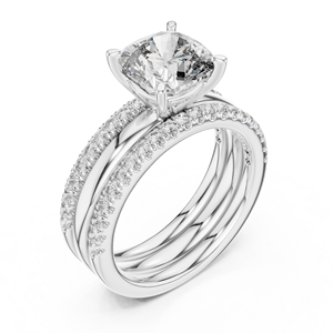 Factory Wholesale 925 Sterling Silver Moissanite <b>Diamond</b> <b>Ring</b> Custom Engagement Wedding Jewelry Manufacturer OEM Supplier - Product Image 4