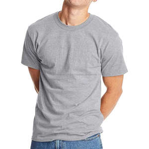 Camisetas de Verano para Hombre, Cuello Redondo, 100% Algodón, Secado Rápido, Estilo Formal, Diseño Sólido, Alta Calidad, Manga Corta, Color y Logotipo Personalizables - Product Image 1