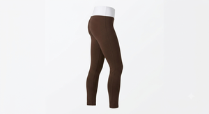 Leggings de yoga asymétriques taille haute pour femme, pantalon de sport extensible sans couture, longueur intégrale, pour fitness et Pilates - Product Image 3