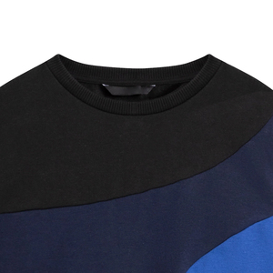 Sudadera Oversize de Mujer con Bloques de Color, Antiarrugas, Cuello Redondo, Hombros Caídos, Tejida 100% Algodón, Estilo Casual para Otoño - Product Image 6