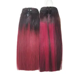 Trendy Color Silky Straight Hair 100 Virgin Raw Vietnamese Hair Extensions Top Style Color Customize Material Silky