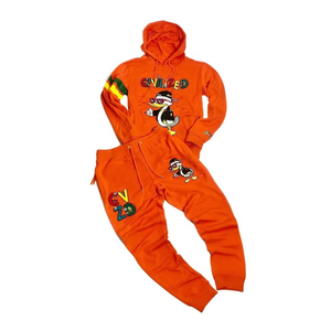 Conjunto Deportivo de 2 Piezas para Hombre con Logotipo Personalizado OEM, 100% Algodón, Secado Rápido, Transpirable, Marca Privada - Product Image 4