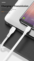 Kabel pengisian daya Cepat PD 100W TPE-kabel Data USB terlaris untuk ponsel | Model D86C
