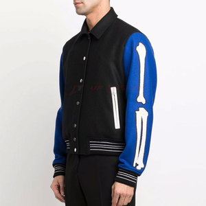 เสื้อแจ็คเก็ตเล็ตเตอร์แมนสั่งทำพิเศษ ออกแบบเองได้ ขายส่ง ปกคอพับ ผ้าฝ้าย/ขนสัตว์ เป็นมิตรกับสิ่งแวดล้อม ระบายอากาศได้ดี คุณภาพสูง สำหรับผู้ชาย - Product Image 6