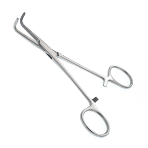Pinces Mixter 5,5 pouces à angle droit, instrument chirurgical de préhension délicat en acier inoxydable, instrument hémostatique et dissection, outil réutilisable - Product Image 2