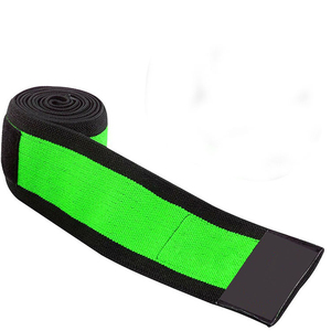 Bandes de genou de musculation personnalisées avec logo, en néoprène hautement élastique, pour le sport, équipement d'entraînement respirant, OEM - Product Image 2