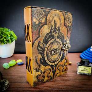 Handmade peacock <b>Leather</b> Journal <b>Leather</b> <b>Diary</b> <b>Leather</b> Writing Journal - Product Image 3