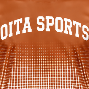 Rust Brown and <b>White</b> Gradient Sublimation <b>T</b> <b>Shirt</b> Men Short Sleeve Crew Neck Custom Printed Sports Training Performance Athletic - Product Image 5