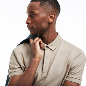 Polo décontracté pour homme à manches courtes, col classique, personnalisation de la marque disponible pour les acheteurs en gros - Product Image 4