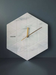 Reloj de Escritorio Cuadrado Minimalista de Madera, Reloj de Mesa Moderno y Natural, Esfera Artística Tallada, Relojes de Mesa Decorativos Compactos - Product Image 3