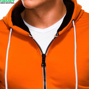 Veste polaire à capuche zippée pour homme, col cadet, fermeture semi-automatique, coupe décontractée, facile à enfiler, pour usage quotidien, chaude et confortable - Product Image 6