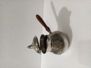 Cafetera Turca de Latón Grabado con Asa de Metal Fundido Tradicional, Olla Cezve Resistente, Utensilios para Café Griego Briki, Venta al por Mayor - Product Image 6