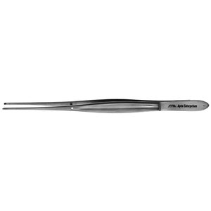 Instrument médical, instrument chirurgical, forceps à tissus à pointe fine, qualité supérieure, acier inoxydable, 6 3/4 pouces, droit, 1x2 dents - Product Image 3