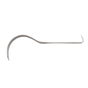 Rétracteur chirurgical abdominal en acier inoxydable en forme de S pour tissus profonds Shuja Surgico - Product Image 1