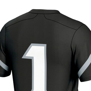 Tenue d'équipe de football américain personnalisée avec logo imprimé par sublimation, maillot et short respirants, grande taille, vêtements de performance UPF 50+ - Product Image 5
