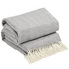 Plaid en tricot Raschel 100 % coton de luxe, motif uni, texture douce et confortable, grande taille pour canapé double, hôtel, maison, quatre saisons - Product Image 3