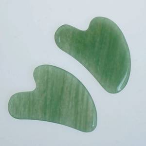 Outil de massage facial en résine en forme de cœur, vert, fait main, style amour, pour cadeau de mariage - Product Image 2
