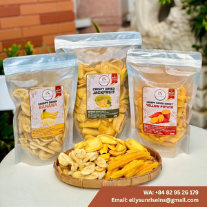 Tiras de Camote Crujientes Naturales Vietnamitas, Snack Premium Deshidratado a Granel WA +84 829 526 179 - Product Image 3