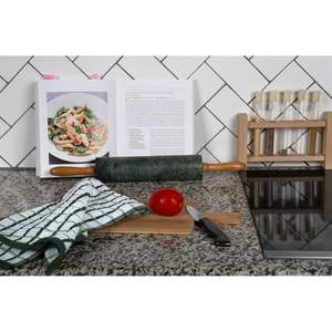 Paquete de 8 Toallas de Cocina Resistentes 100% Algodón, 410 GSM, con Trabilla para Colgar, Premium, 16x26, Absorbentes - Product Image 6