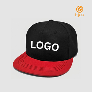 หมวกแก๊ปแบบ Snapback 6 แผง 2 สี ปักโลโก้ ปีกแบน สไตล์อเมริกัน รับผลิตตามแบบ (OEM) สำหรับสตรีทแวร์ - Product Image 1