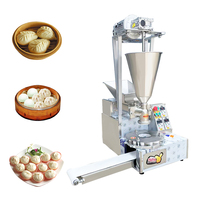Machine automatique de table pour la fabrication de petits pains farcis, petite machine à baozi en acier inoxydable avec fonction de taille réglable
