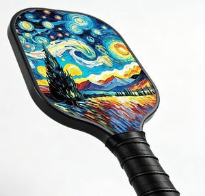 Raquette de paddle de haute qualité en stock, haute performance, avec une poignée confortable pour un jeu compétitif et récréatif - Product Image 5