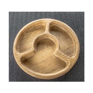 Plateau de service en bois naturel, fait main, rustique, pour fruits, en-cas, pain, fromage, desserts et plats de fête - Product Image 6