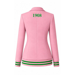 Alfa Griega Personalizada al por Mayor |   Abrigo Aka Soror Clothing Bordado y Transpirable para Universidad, Abrigo Aka de Manga Larga para Invierno - Product Image 6
